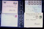 1863- 1980 2 classeurs de lettres de Suisse dont quelques