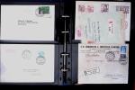 1863- 1980 2 classeurs de lettres de Suisse dont quelques
