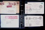 1863- 1980 2 classeurs de lettres de Suisse dont quelques