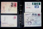 1863- 1980 2 classeurs de lettres de Suisse dont quelques