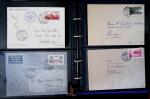 1863- 1980 2 classeurs de lettres de Suisse dont quelques
