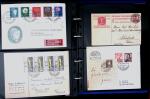 1863- 1980 2 classeurs de lettres de Suisse dont quelques