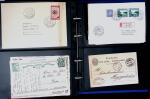 1863- 1980 2 classeurs de lettres de Suisse dont quelques