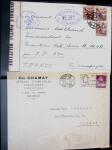 1863- 1980 2 classeurs de lettres de Suisse dont quelques