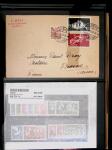 1863- 1980 2 classeurs de lettres de Suisse dont quelques