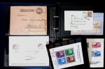 1863- 1980 2 classeurs de lettres de Suisse dont quelques