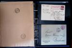 1863- 1980 2 classeurs de lettres de Suisse dont quelques