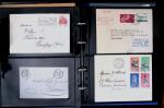1863- 1980 2 classeurs de lettres de Suisse dont quelques