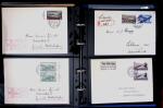 1863- 1980 2 classeurs de lettres de Suisse dont quelques