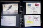 1863- 1980 2 classeurs de lettres de Suisse dont quelques
