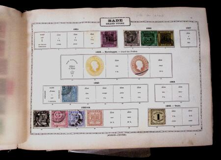 1840-1980, Old-time collection in Maury albums and
