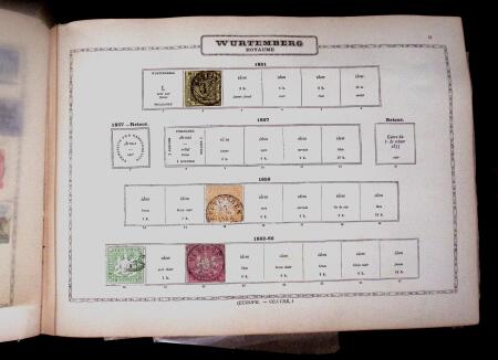 1840-1980, Old-time collection in Maury albums and