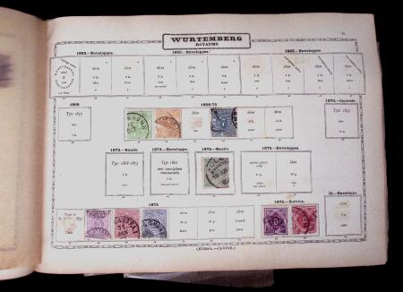 1840-1980, Old-time collection in Maury albums and