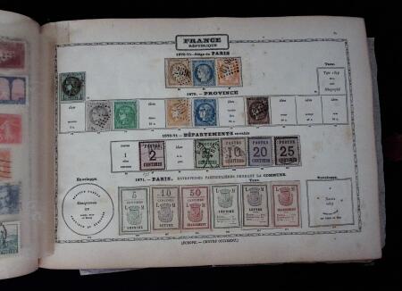 1840-1980, Old-time collection in Maury albums and