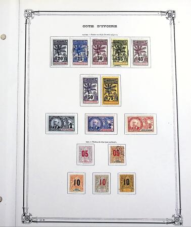 1885-1945 Collection de colonies en 12 classeurs et