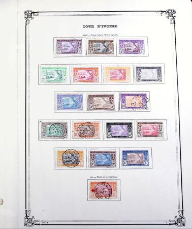 1885-1945 Collection de colonies en 12 classeurs et