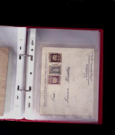 1784-1924, Fascinating holding of Fiume in 8 stockbooks