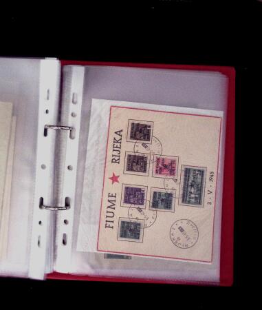 1784-1924, Fascinating holding of Fiume in 8 stockbooks