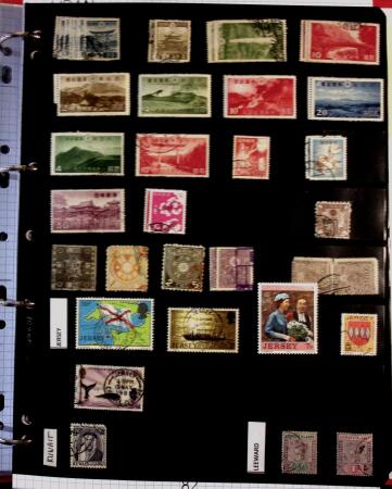 1860-1990, All World collection in two stockbooks with