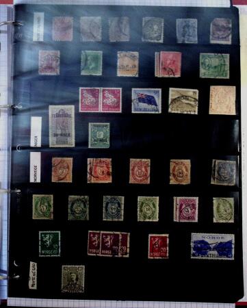 1860-1990, All World collection in two stockbooks with