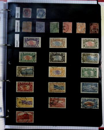 1860-1990, All World collection in two stockbooks with