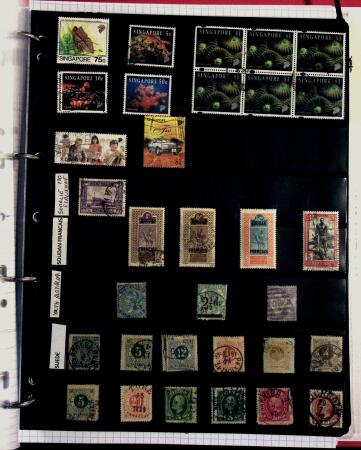 1860-1990, All World collection in two stockbooks with