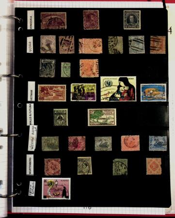 1860-1990, All World collection in two stockbooks with