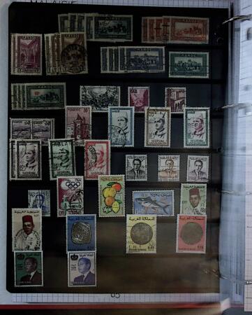 1860-1990, All World collection in two stockbooks with