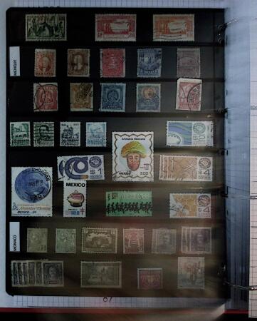 1860-1990, All World collection in two stockbooks with