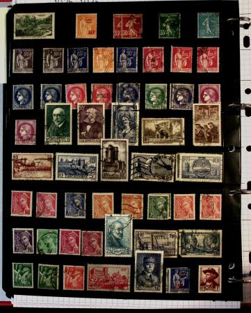 1860-1990, All World collection in two stockbooks with