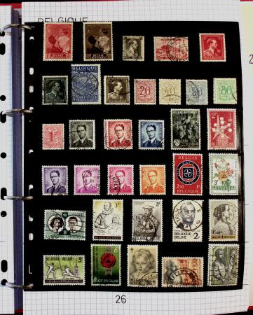 1860-1990, All World collection in two stockbooks with