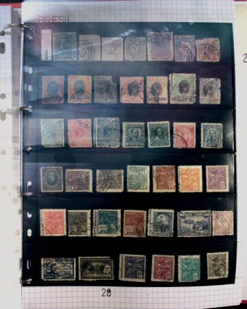 1860-1990, All World collection in two stockbooks with
