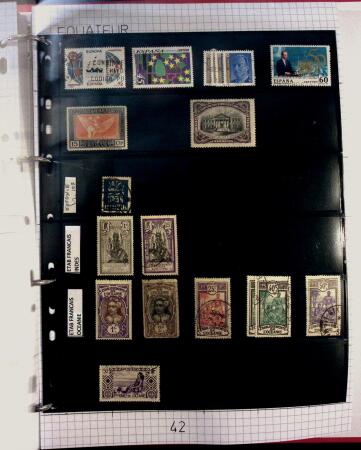 1860-1990, All World collection in two stockbooks with