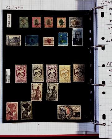 1860-1990, All World collection in two stockbooks with