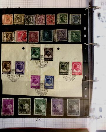 1860-1990, All World collection in two stockbooks with
