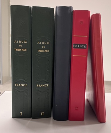 1900-1992 Collection de France en 5 classeurs, neuf