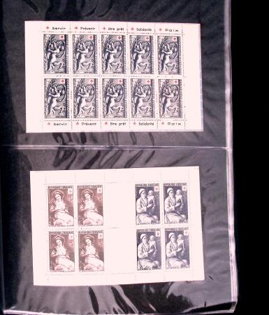 Collection de timbres neufs (oblitérés avant 1900)