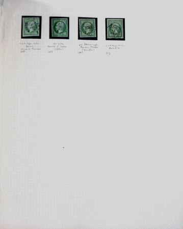 1849-1899, Collection dans un superbe album avec une