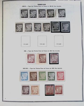 1859-1966 Fabuleuse collection de timbres neufs des colonies françaises montée sur 11 albums Thiaude, et doubles en 2 classeurs, depuis les Colonies générales jusqu'à Wallis et Futuna