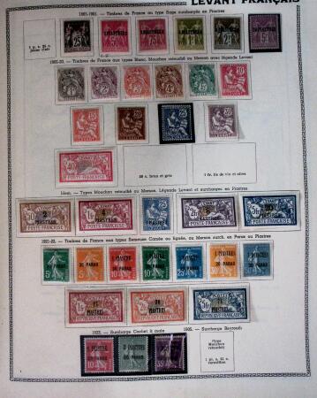 1859-1966 Fabuleuse collection de timbres neufs des colonies françaises montée sur 11 albums Thiaude, et doubles en 2 classeurs, depuis les Colonies générales jusqu'à Wallis et Futuna