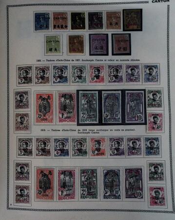 1859-1966 Fabuleuse collection de timbres neufs des colonies françaises montée sur 11 albums Thiaude, et doubles en 2 classeurs, depuis les Colonies générales jusqu'à Wallis et Futuna