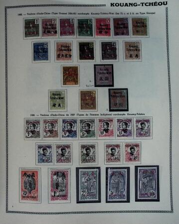 1859-1966 Fabuleuse collection de timbres neufs des colonies françaises montée sur 11 albums Thiaude, et doubles en 2 classeurs, depuis les Colonies générales jusqu'à Wallis et Futuna