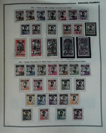 1859-1966 Fabuleuse collection de timbres neufs des colonies françaises montée sur 11 albums Thiaude, et doubles en 2 classeurs, depuis les Colonies générales jusqu'à Wallis et Futuna