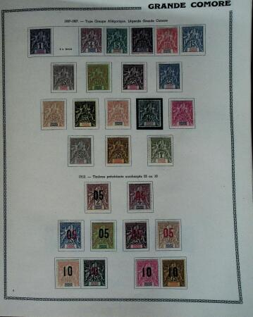 1859-1966 Fabuleuse collection de timbres neufs des colonies françaises montée sur 11 albums Thiaude, et doubles en 2 classeurs, depuis les Colonies générales jusqu'à Wallis et Futuna