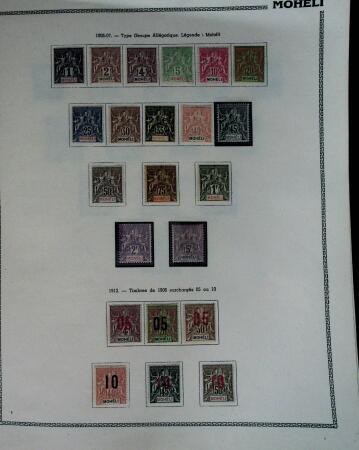 1859-1966 Fabuleuse collection de timbres neufs des colonies françaises montée sur 11 albums Thiaude, et doubles en 2 classeurs, depuis les Colonies générales jusqu'à Wallis et Futuna