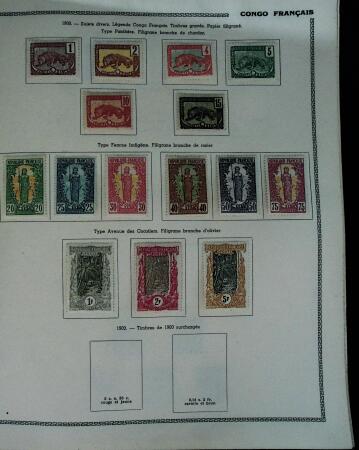 1859-1966 Fabuleuse collection de timbres neufs des colonies françaises montée sur 11 albums Thiaude, et doubles en 2 classeurs, depuis les Colonies générales jusqu'à Wallis et Futuna