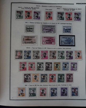 1859-1966 Fabuleuse collection de timbres neufs des colonies françaises montée sur 11 albums Thiaude, et doubles en 2 classeurs, depuis les Colonies générales jusqu'à Wallis et Futuna