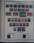 1859-1966 Fabuleuse collection de timbres neufs des colonies françaises montée sur 11 albums Thiaude, et doubles en 2 classeurs, depuis les Colonies générales jusqu'à Wallis et Futuna