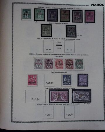 1859-1966 Fabuleuse collection de timbres neufs des colonies françaises montée sur 11 albums Thiaude, et doubles en 2 classeurs, depuis les Colonies générales jusqu'à Wallis et Futuna