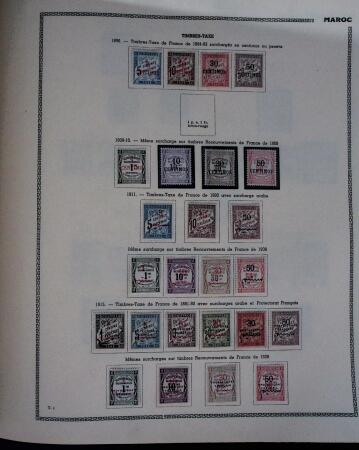1859-1966 Fabuleuse collection de timbres neufs des colonies françaises montée sur 11 albums Thiaude, et doubles en 2 classeurs, depuis les Colonies générales jusqu'à Wallis et Futuna
